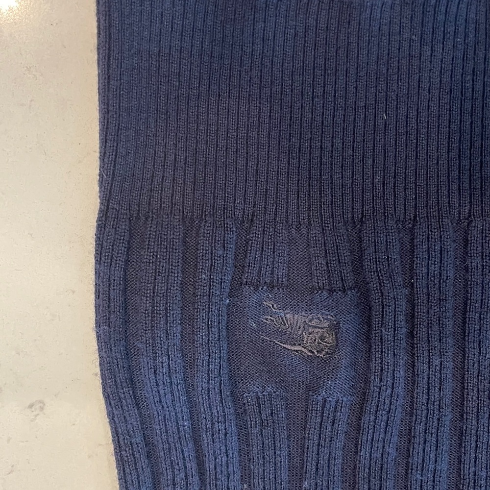 Burberry London navy wool ribbed sweater Size:L - Picture 8 of 13